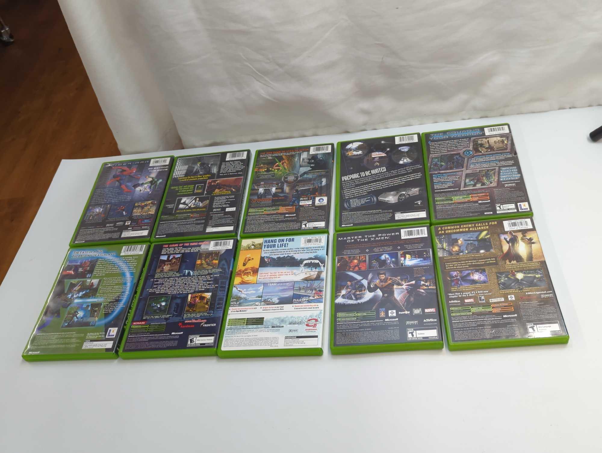 ORIGINAL XBOX GAMES LOT 5 - UNTESTED