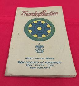 FOUNDRY PRACTICE MERIT BADGE SERIES BOY SCOUTS OF AMERICA BOOKLET 1926 3742
