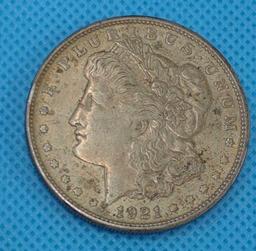 1921 S MORGAN SILVER DOLLAR