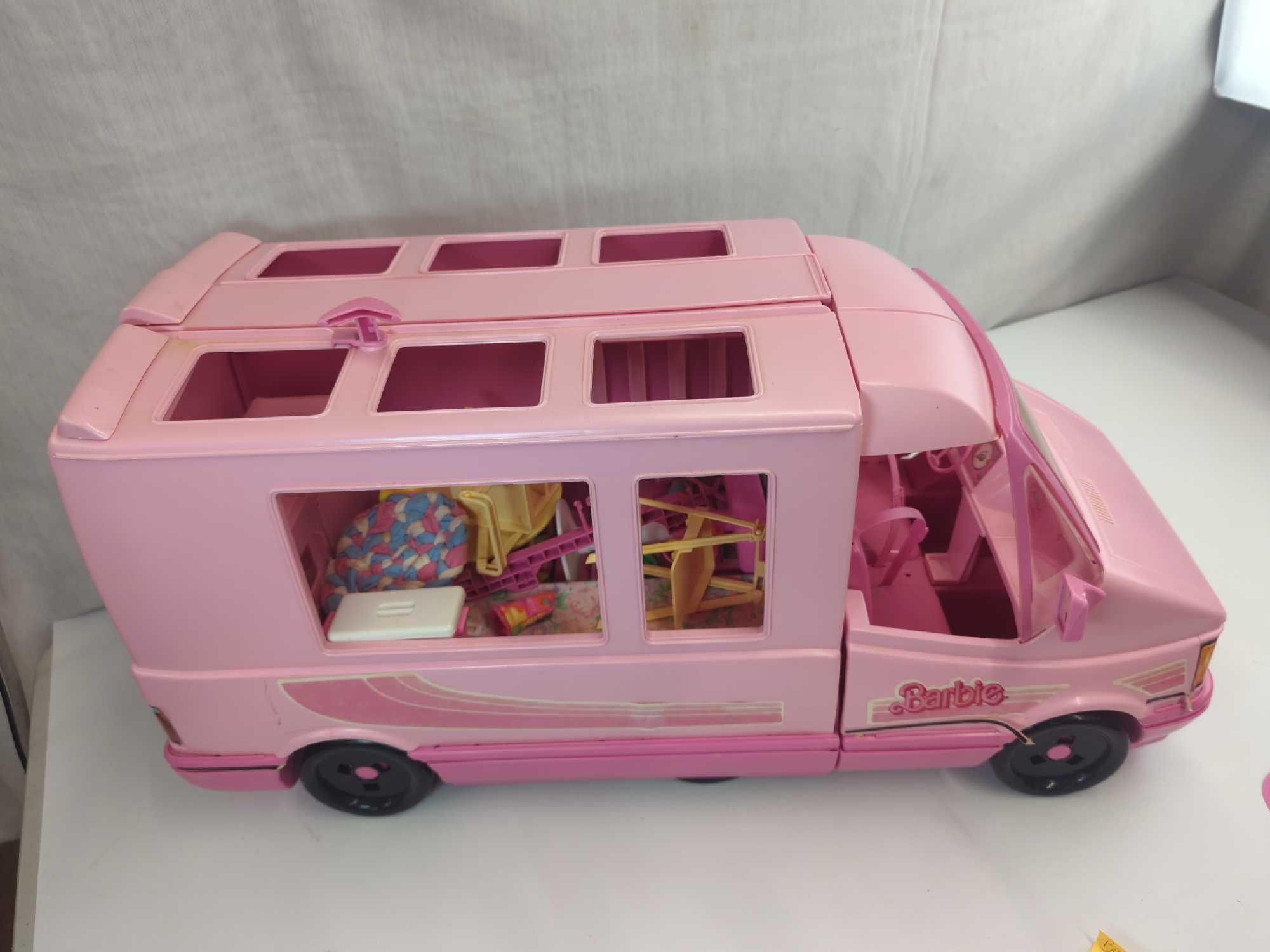 BARBIE 1988 MAGICAL MOTORHOME NOT COMPLETE NO BOX