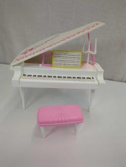 BARBIE PAINO W/ BENCH , CANDELABRA