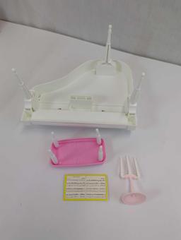 BARBIE PAINO W/ BENCH , CANDELABRA
