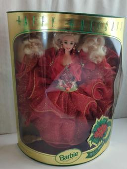 BARBIE DOLL SPECIAL EDITION 1993 HAPPY HOLIDAYS IN BOX BY MATTEL