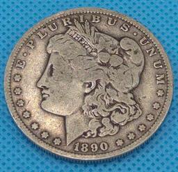 1890 O MORGAN SILVER DOLLAR