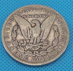 1890 O MORGAN SILVER DOLLAR