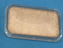 ENGELHARD 1 TROY OZ. FINE SILVER .999 + BAR IN CLEAR CASE