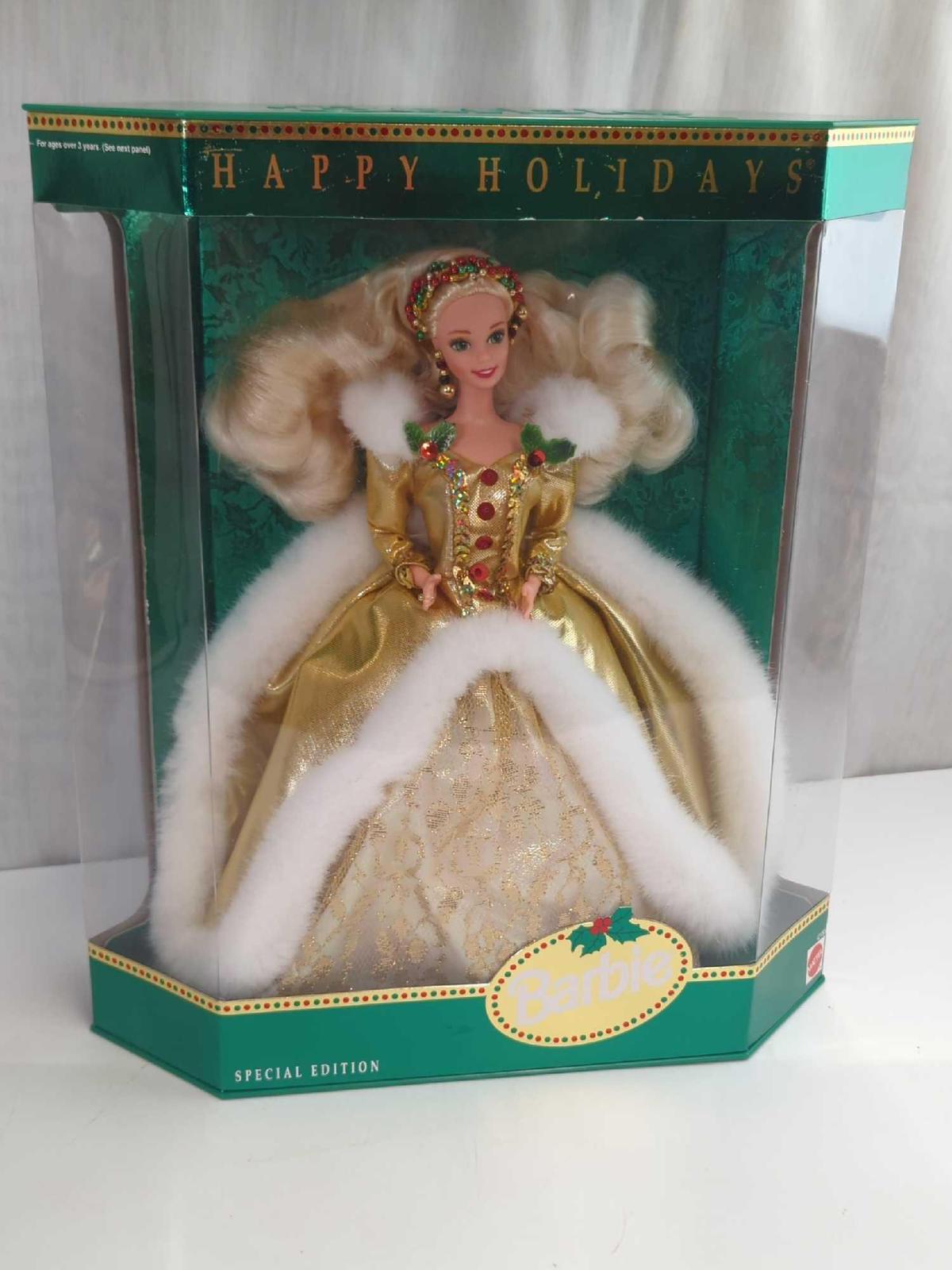BARBIE DOLL SPECIAL EDITION 1997 HAPPY HOLIDAYS IN BOX BY MATTEL