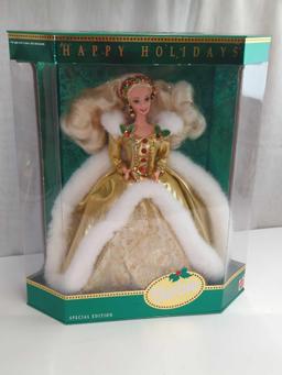 BARBIE DOLL SPECIAL EDITION 1997 HAPPY HOLIDAYS IN BOX BY MATTEL