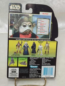 STAR WARS THE POWER OF THE FORCE NIEN NUNB W/ BLASTER PISTOL AND BLASTER RIFLE - KENNER