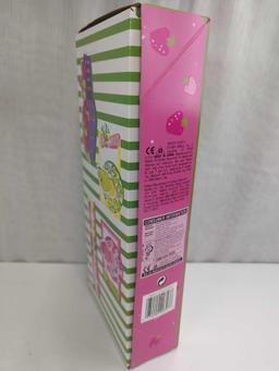 BARBIE DOLL AN AVON EXCLUSIVE STRAWBERRY SORBET BARBIE CAUCASIAN BLONDE F120081 IN BOX MADE BY