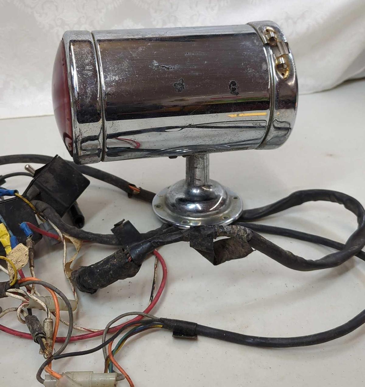 RAY-LINE SEARCHLIGHT #61034-0001 12V W/WIRE HARNESS & CONTROL