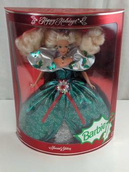 BARBIE DOLL 1995 SPECIAL EDITION HAPPY HOLIDAYS IN BOX BY MATTEL