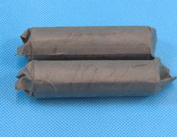 TWO ROLLS 1937 BUFFALO HEAD NICKELS - 80 TOTAL