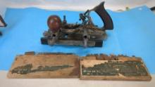 Stanley No. 45 Combination Plane with Cutter Box No. 1 & No. 2