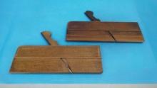 Antique Wooden Molding Planes, 8-inch, Traditional Design, Marked Gabriel