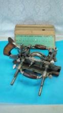 Stanley No. 55 Universal Plane with 4 Cutter Boxes, Rosewood Handles