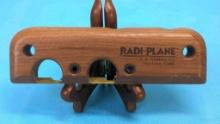 RADI-PLANE Woodworking Hand Plane by L.A. Mathes Co., USA