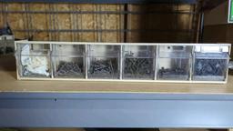 Assorted Hardware - Nails, Plastic Wall Anchors Lot