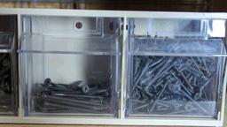 Assorted Hardware - Nails, Plastic Wall Anchors Lot