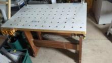 Workbench with Veritas Clamps and a Vise - 48"x30"x37", Canada
