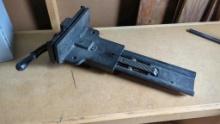 Woodworking Vise, 10" Jaw Width, Bench Mount, Cast Iron
