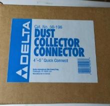 Delta 50-196 Dust Collector Connector, 4"-5" Quick Connect
