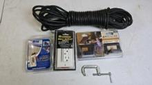 SJ Electrical Cable 1138, 50 ft Length, Serial: LL-999, Lid Stay Hinges, & Levelers Lot