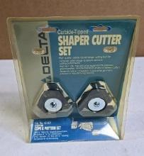 Delta 42-001 Carbide-Tipped Shaper Cutter Set, 6-Cutter, 3/4" Bore