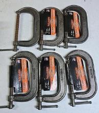 Adjustable Clamp Company 13F2006 C-Clamp Set, 6 Inch, Made in USA