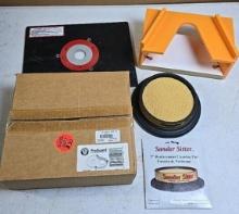 Router Plate & Insert Set by ProGuard, Sander Sitter 5" Pad Included