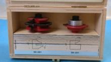 Freud 99-281 Professional Woodworking Router Bit Set, 2 Pieces, Made in Italy