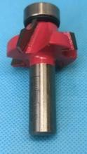 Freud 34-124 Router Bit, 1/2" Shank, Carbide, Bearing Included