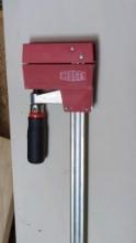 Bessey KR3 Bar Clamp, 56-Inch Length, Steel with Plastic Jaw Pads