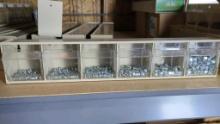 Steel Hex Locking Nuts, Zinc Plated with Storage Bin
