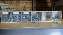 Steel Screws Lot, Slotted Flat Head with Storage Bin