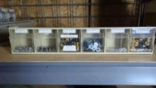 Assorted Hardware, Inserts, Washers, Knobs, Nuts