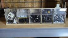 Assorted Hardware Fasteners, Metal and Plastic, Bolts and Knobs Lot