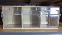 3-Bin Bulk Slot Storage Bin