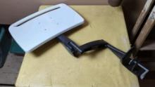 Ergotron Keyboard Tray with Mounting Arm, Clamp Mount, Black and White