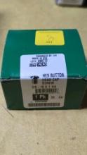 Hex Button Head Cap Screws, 3/8-16 x 1 1/4, 25 Pack, Made in USA