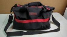 Craftsman Tool Bag, Black with Red Trim, Multiple Pockets
