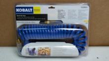 Kobalt Recoil Air Hose, 25 ft, 1/4 in Diameter, Blue