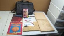 Chip Carving Kit with Instructional Books, and Carrying Case