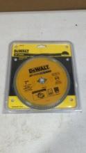 DeWalt DW4712B 7" Dry/Wet Diamond Blade for Concrete & Brick, 8,700 RPM