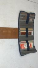 Lee Valley Woodworking Tool Set with Sandvik Scrapers, Fabric Holder