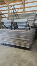 Portable Stage Platforms, Metal Frames, Wood Surfaces, 4'x8' - Over 5,000 Sq. Ft. of Staging Sell...