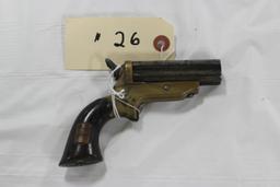 C. Sharps .30 cal 4-shot Derringer handgun w/rosewood grips