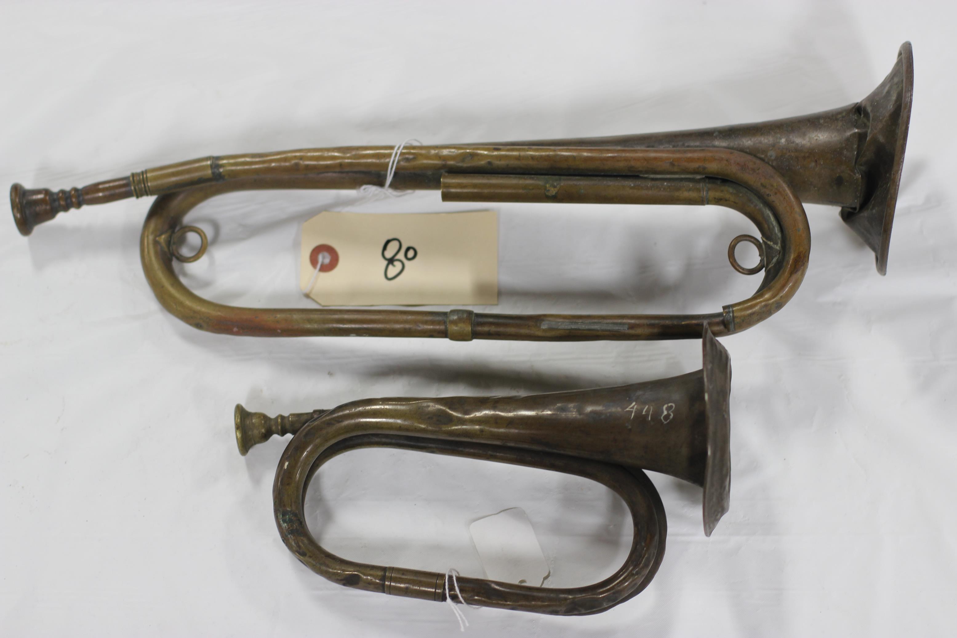 Pair of US Navy Bugles (2)