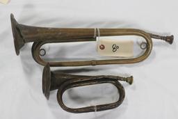 Pair of US Navy Bugles (2)