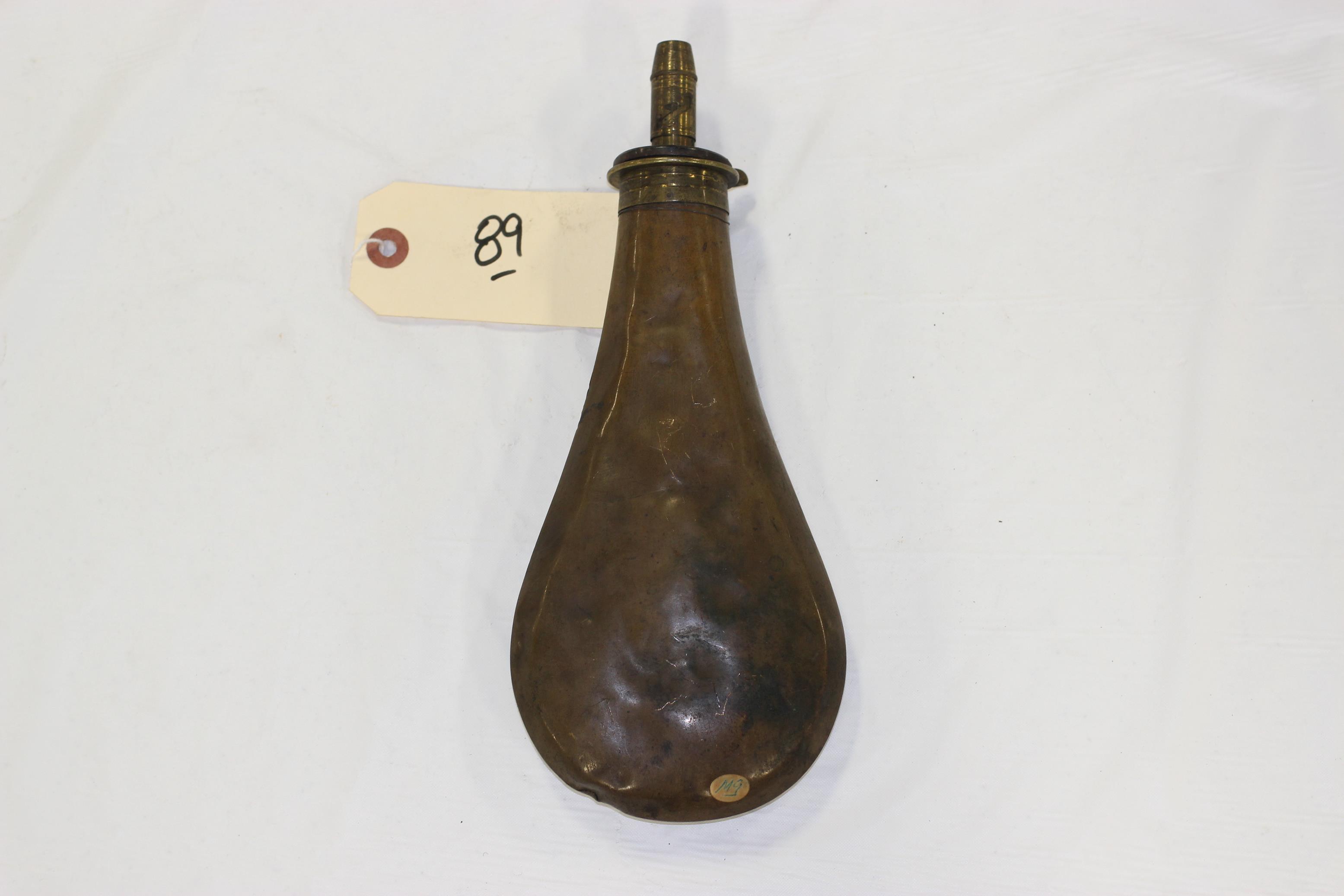 Plain Copper Powder Flask